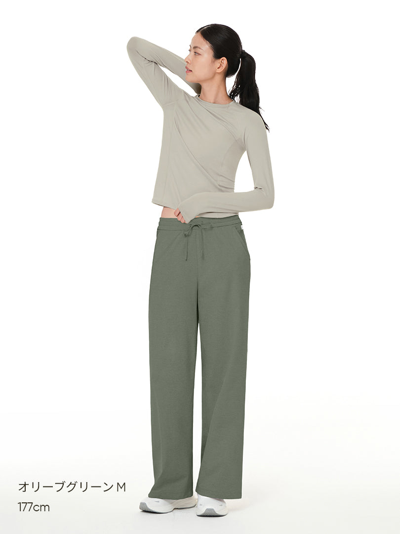 Airy Fit ワイドパンツ (秋カラー) - andar JAPAN