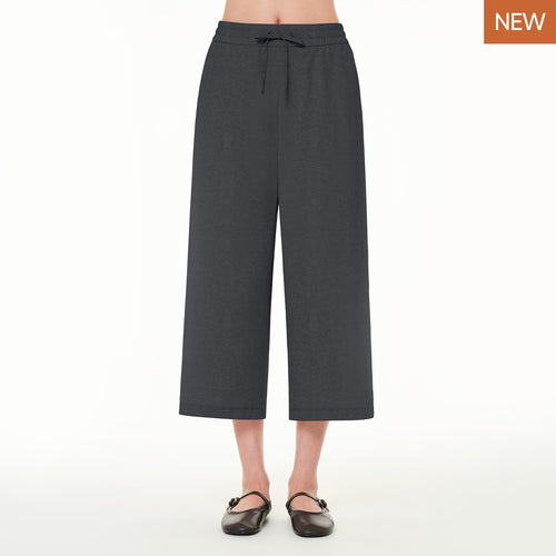 airyfit ワイド クロップドパンツ