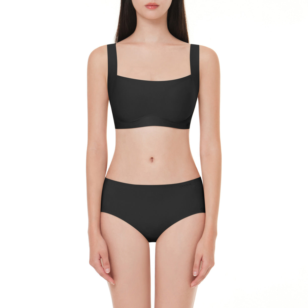 [3 SET] andar カバーフィット (脇高ブラ＆ショーツ) - andar JAPAN