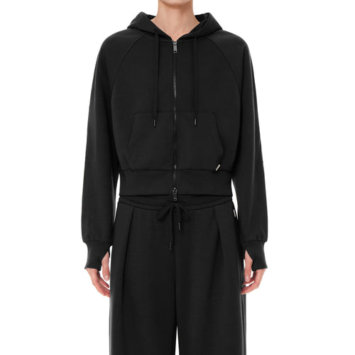 [SET] mildmoothセットアップ (クロップド ジップアップパーカ＋ワイドパンツ) - andar JAPAN