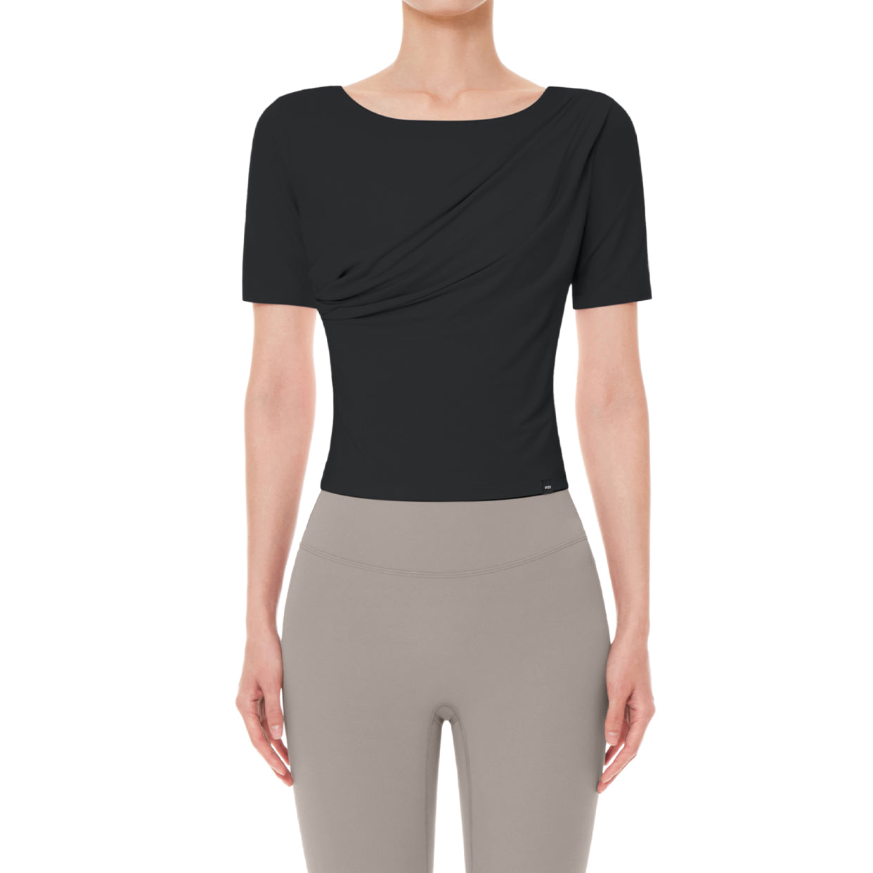 softmodal ドレープトップス (半袖)