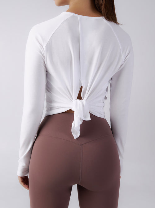 バックスリット トップス (長袖) - andar JAPAN