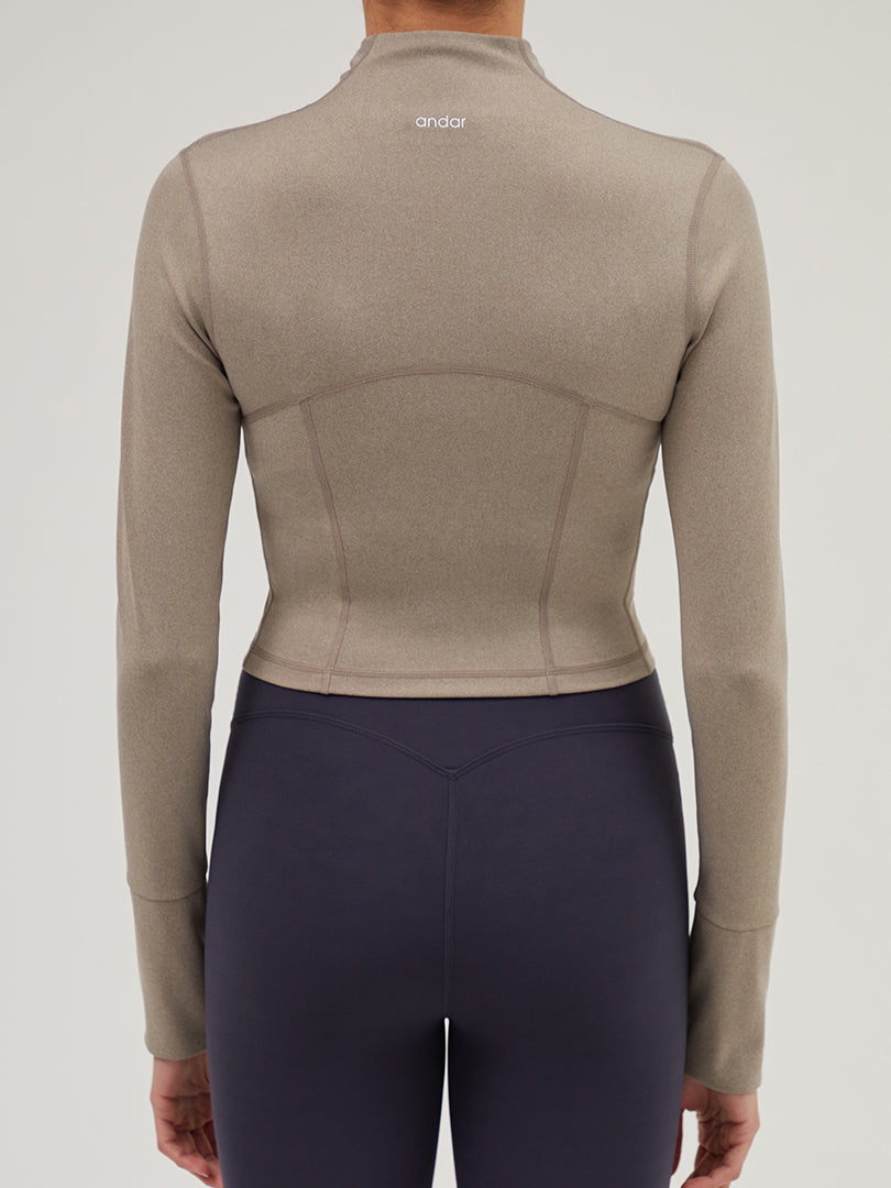 [LAST SIZE] Comfort Fit NZ クロップド ジップアップ - andar JAPAN