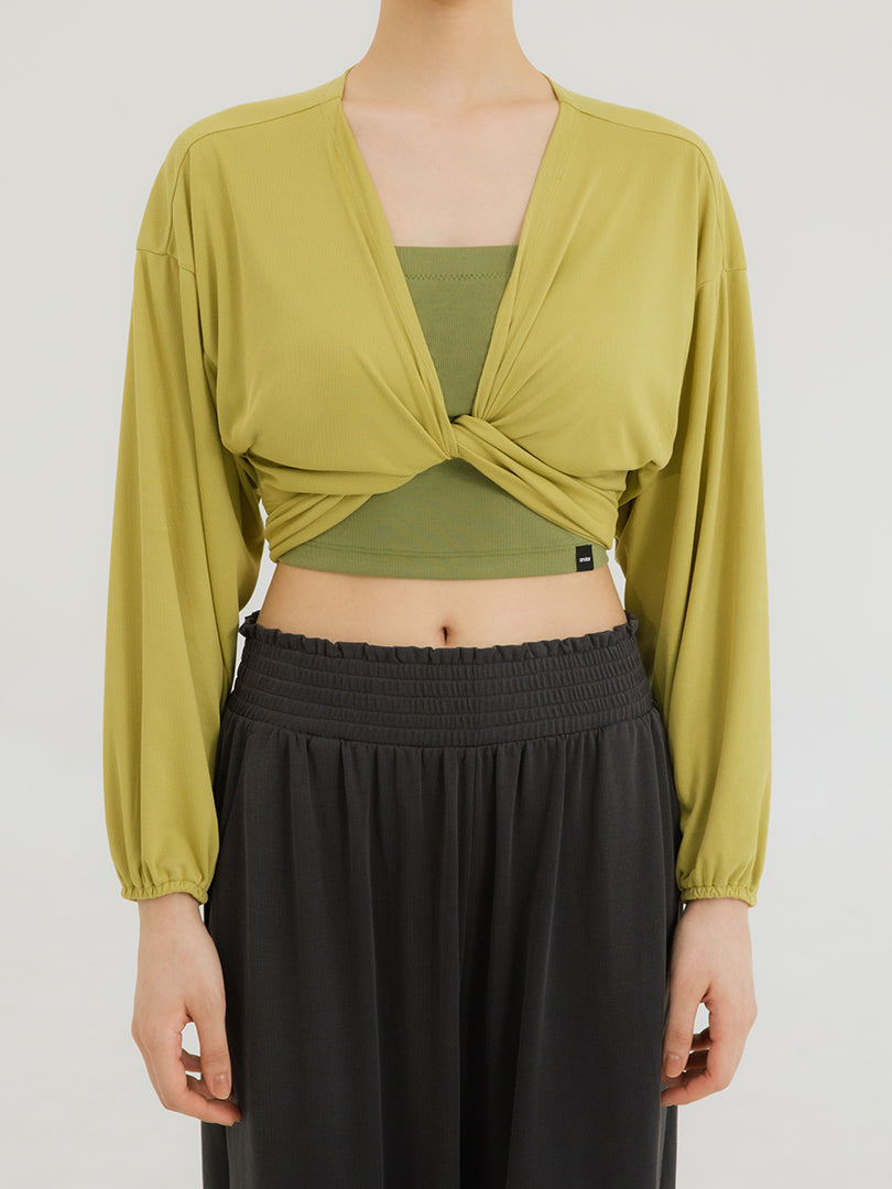 ディヤーナ ヨギーニ タイアップ カーディガン - andar JAPAN