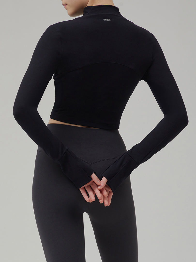 [LAST SIZE] Relair コンフォートフィット クロップド ジップアップ - andar JAPAN