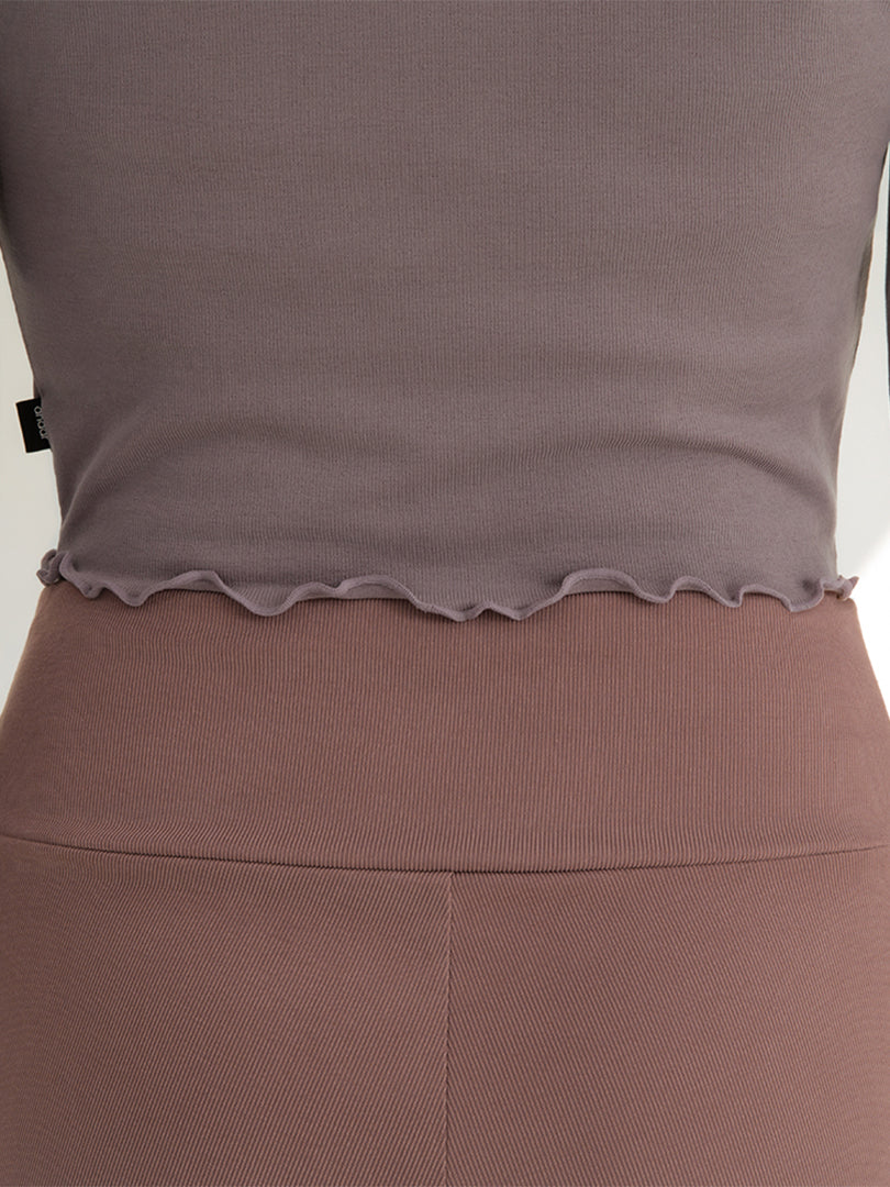 [LAST CHANCE SALE] アーユル ヨギーニ シャーリング トップス (長袖) - andar JAPAN