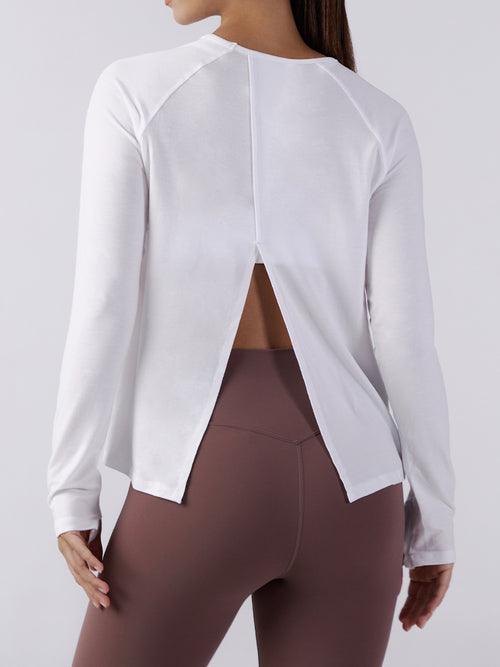 バックスリット トップス (長袖) - andar JAPAN