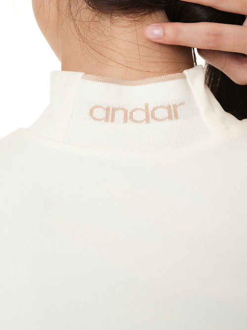アクティブ ウォーム プラス ハーフネック トップス (長袖) - andar JAPAN