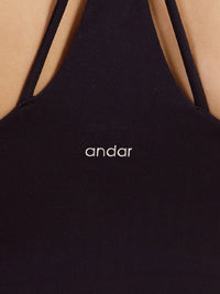 [1+1+GIFT] Softension ツイストバック クロップド スポーツブラ - andar JAPAN