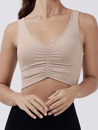 Airexpert シャーリング クロップド スポーツブラ - andar JAPAN