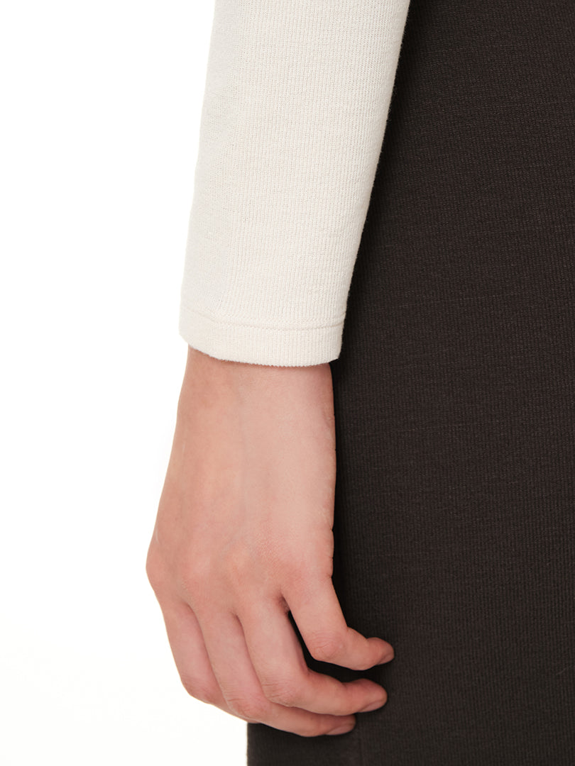 ワンダーニット ツイスト スリット トップス (長袖) - andar JAPAN