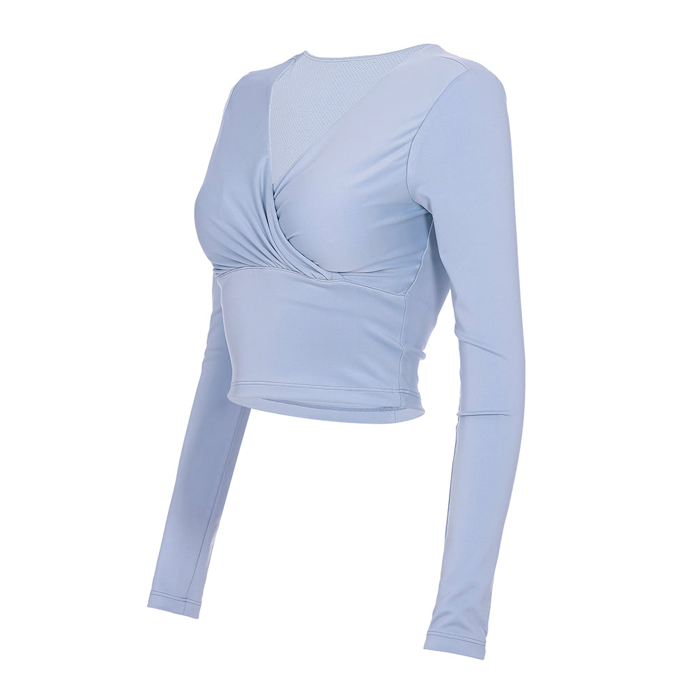 ビーフリー シャーリング クロップド スポーツブラ (長袖) - andar JAPAN