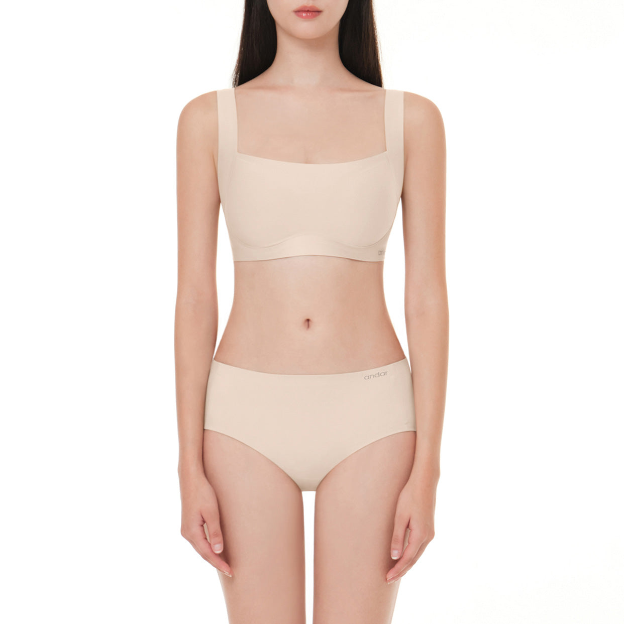 [3 SET] andar カバーフィット (脇高ブラ＆ショーツ) - andar JAPAN