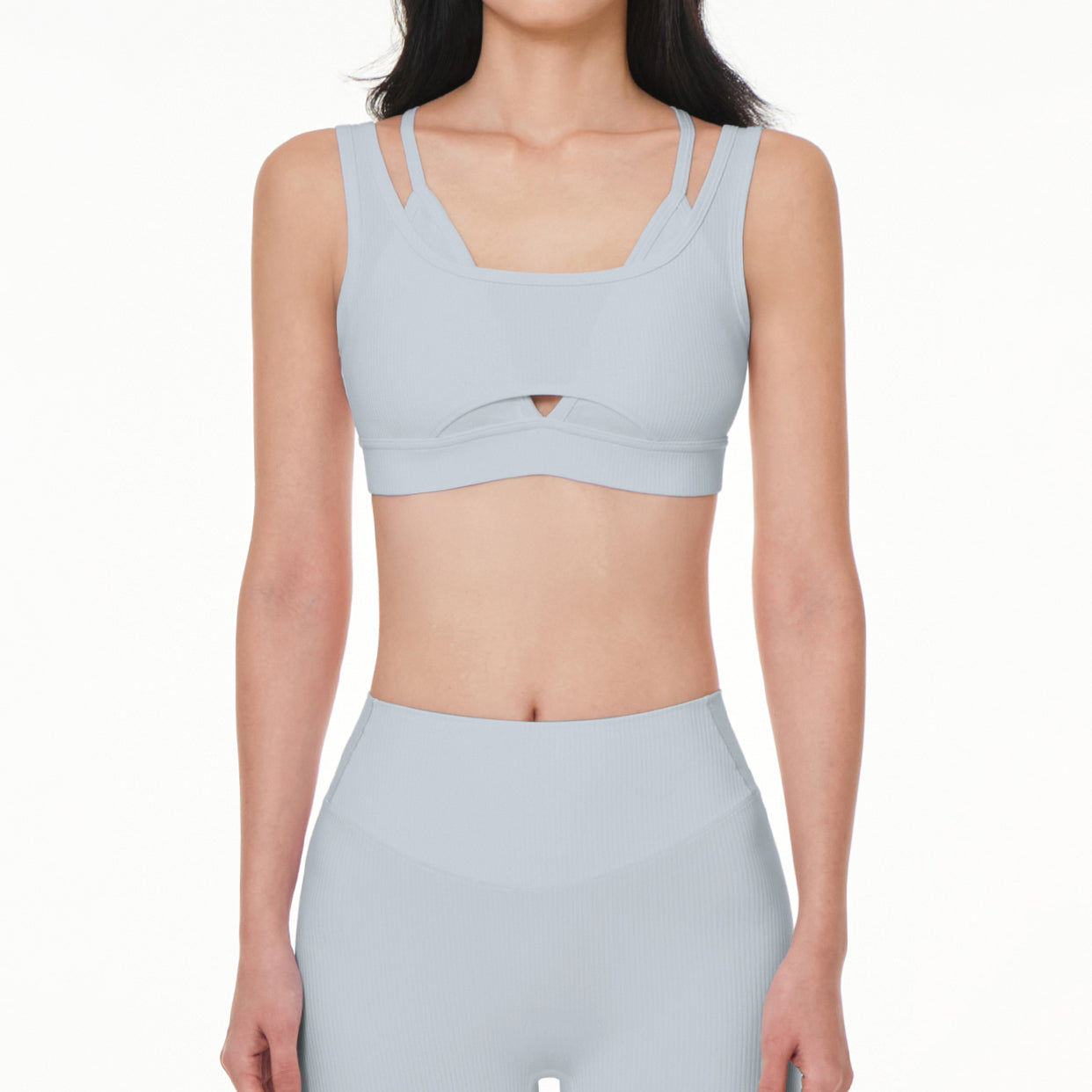 andar [SET] AirーRibbed (スポーツブラ+レギンス) airribbed レイヤード スポーツブラ – andar JAPAN
