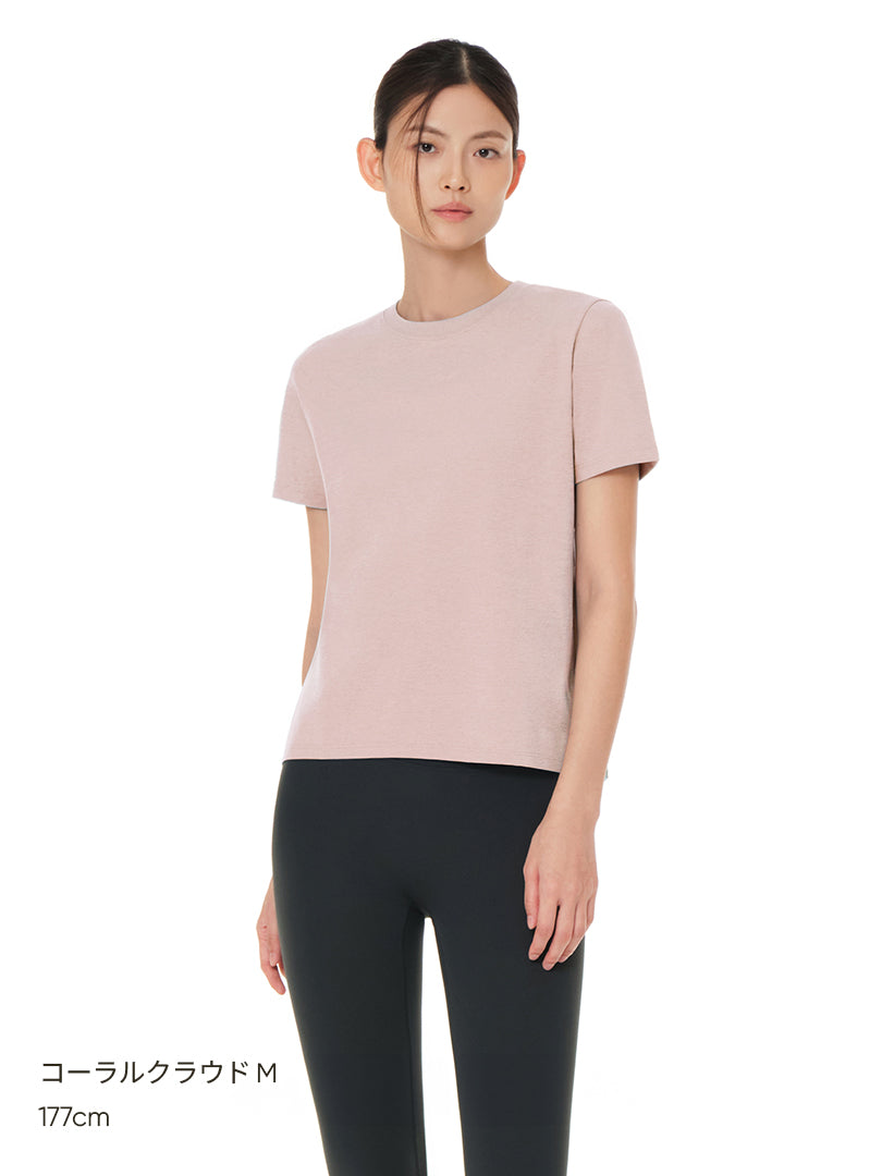 [SET] Airy Fit セットアップ (ワイドパンツ+Tシャツ) - andar JAPAN