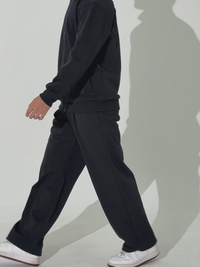 [SET] Mildmooth メンズ セットアップ (ワイドパンツ＋トレーナー)