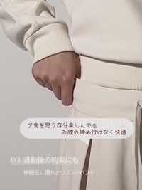 [SET] Mildmooth セットアップ  (ポロスウェット+ワイドパンツ)+シームレスショーツ贈呈